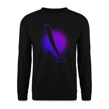 Planche à voile Dames Planche à voile Surf Surf Planche à voile - Sweat-shirt Unisexe - noir - Devant - Alina (178cm) & Michal (187cm)