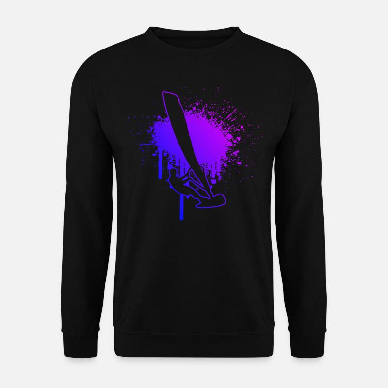 Surfen Windsurfer Windsurfen Surfer Herren - Unisex Pullover - Schwarz