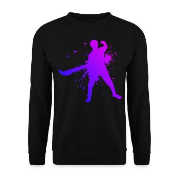 Pelote Homme Jai Alai Pelote Basque Femmes - Sweat-shirt Unisexe - noir - Devant - Alina (178cm) & Michal (187cm)