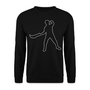 Pelota vasca Basque Pelota Jai Alai Pelota - Unisex Pullover - Schwarz - Vorne - Alina (178cm) & Michal (187cm)