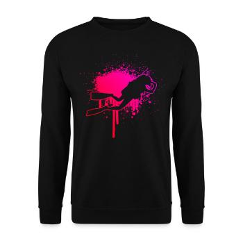 Femmes Scuba Diver Plongée Hommes Plongée - Sweat-shirt Unisexe - noir - Devant - Alina (178cm) & Michal (187cm)