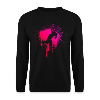 Escalade de bloc Escalade pour femmes Escalade - Sweat-shirt Unisexe - noir - Devant - Alina (178cm) & Michal (187cm)