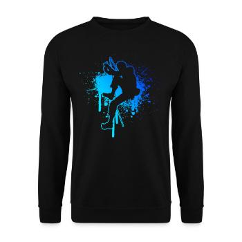 Escalade Grimpeurs Bloc Escalade - Sweat-shirt Unisexe - noir - Devant - Alina (178cm) & Michal (187cm)