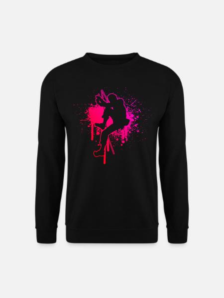Boulder Herren Bouldern Klettern Climber - Unisex Pullover - Schwarz