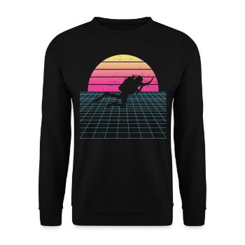 Scuba Diver Diving Femmes Scuba Divers - Sweat-shirt Unisexe - noir - Devant - Alina (178cm) & Michal (187cm)