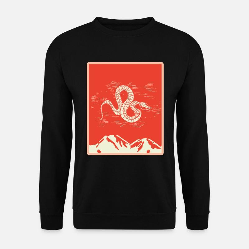 Snake Tshirt - Unisex Sweatshirt - black