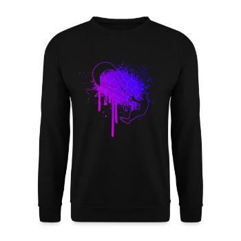 Kitesurfing Kitesurfing Women Kite Kite Kitesurfer Kitesurfer - Unisex Sweatshirt - black - Front - Alina (178cm) & Michal (187cm)