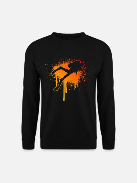 Men Scuba Divers Divers Diving Women - Unisex Sweatshirt - black