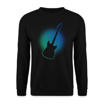 Guitariste Guitariste - Sweat-shirt Unisexe - noir - Devant - Alina (178cm) & Michal (187cm)
