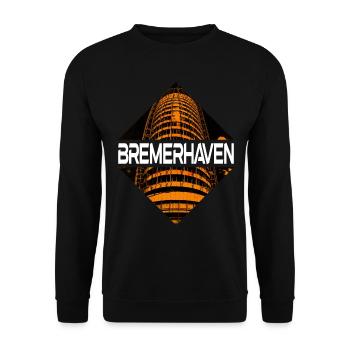 Bremerhaven Allemagne Ville Skyline Accueil Amour - Sweat-shirt Unisexe - noir - Devant - Alina (178cm) & Michal (187cm)