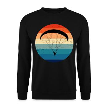 Paragliding Paragliding Women Paragliding - Unisex Sweatshirt - black - Front - Alina (178cm) & Michal (187cm)