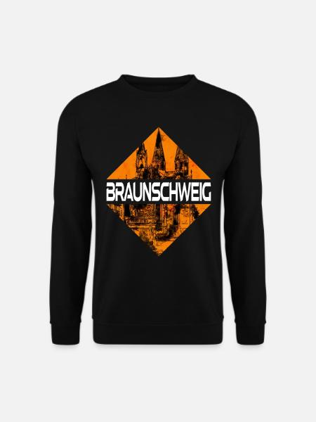 Braunschweig Deutschland Stadt Skyline Heimat - Unisex Pullover - Schwarz