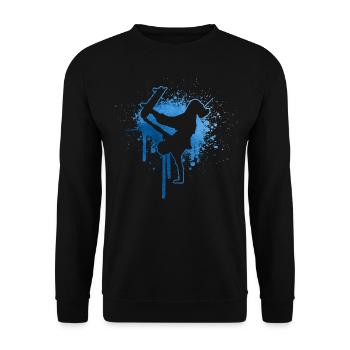 Skateboarders Femmes Skateboarders Patinage masculin - Sweat-shirt Unisexe - noir - Devant - Alina (178cm) & Michal (187cm)