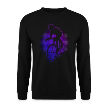 Vélo de route Hommes Vélo de route Cycliste de route Cycliste de route - Sweat-shirt Unisexe - noir - Devant - Alina (178cm) & Michal (187cm)