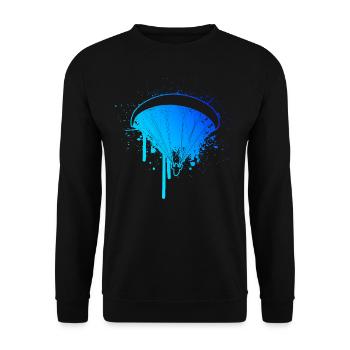 Men's Paragliding Paragliding Paragliding - Unisex Sweatshirt - black - Front - Alina (178cm) & Michal (187cm)