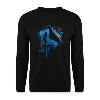wingsurfen folwing Hommes wingfoil Women - Sweat-shirt Unisexe - noir - Devant - Alina (178cm) & Michal (187cm)