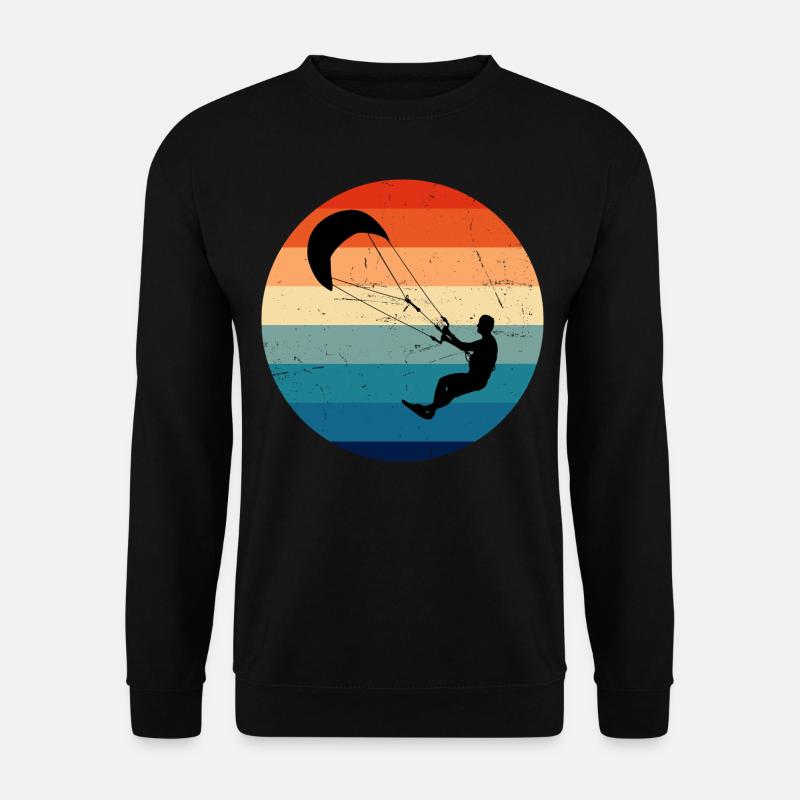 Kitesurf Kite Kitesurfer Kitesurfing Kitesurfen - Unisex Pullover - Schwarz