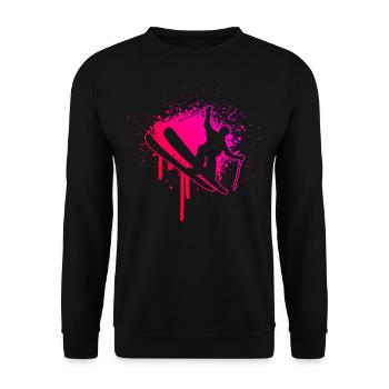 Women Freestyle Ski Freestyle Ski Jumping - Unisex Sweatshirt - black - Front - Alina (178cm) & Michal (187cm)