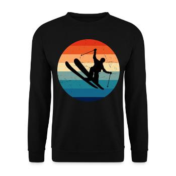 Ski Freestyle Freestyle Ski Damen Slopestyle - Unisex Pullover - Schwarz - Vorne - Alina (178cm) & Michal (187cm)