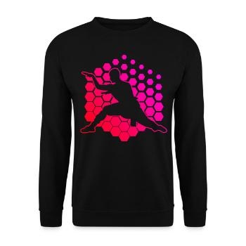 Kungfu Hommes Femmes Arts Martiaux Wushu Kung Fu - Sweat-shirt Unisexe - noir - Devant - Alina (178cm) & Michal (187cm)