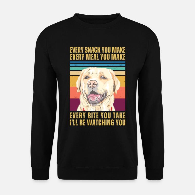 BEOBACHTEN VON RETRIEVER - Unisex Pullover - Schwarz