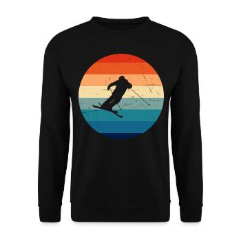 Ski Jumping Ski Freestyle Damen Freestyle Ski - Unisex Pullover - Schwarz - Vorne - Alina (178cm) & Michal (187cm)