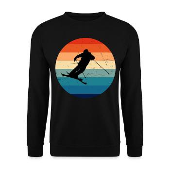 Ski Freestyle Ski Jumping Freestyle Ski Herren - Unisex Pullover - Schwarz - Vorne - Alina (178cm) & Michal (187cm)