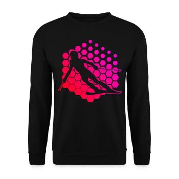 Ski Ski acrobatique Ski de sports d’hiver homme - Sweat-shirt Unisexe - noir - Devant - Alina (178cm) & Michal (187cm)