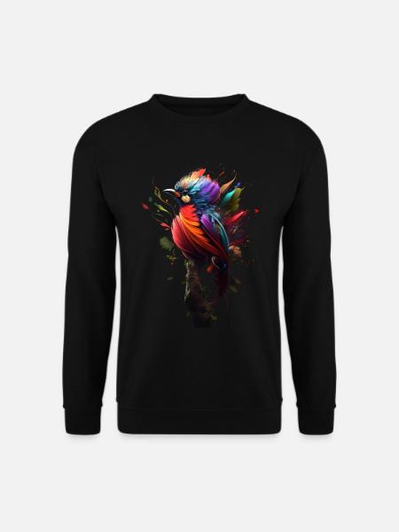 Unique Fantasy Bird - Unisex Sweatshirt - black