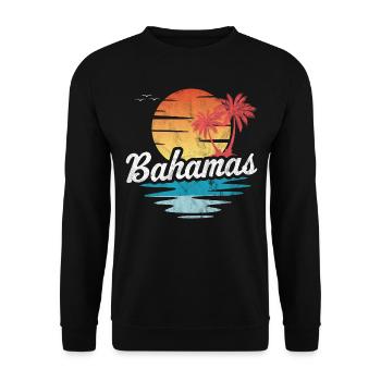 Bahamas - Sweat-shirt Unisexe - noir - Devant - Alina (178cm) & Michal (187cm)