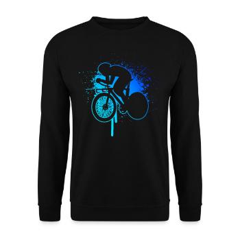Vélo de route Hommes Vélo de route Cyclisme sur route - Sweat-shirt Unisexe - noir - Devant - Alina (178cm) & Michal (187cm)