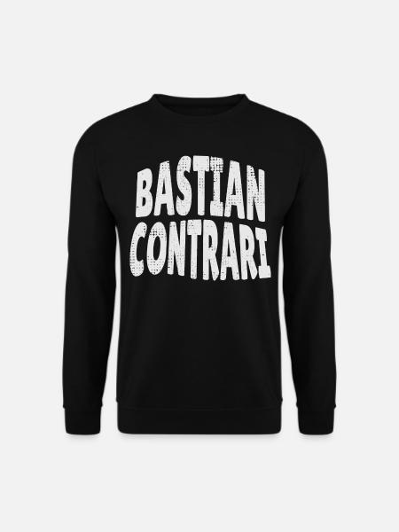 Bastian Contrari Frasi Dialetto Piemontese - Felpa unisex - nero