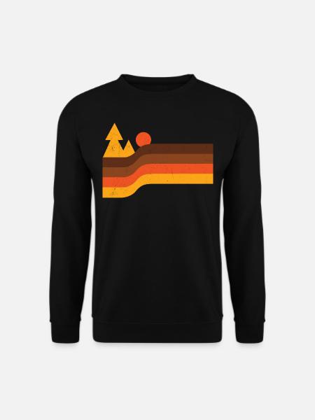 Retro Nature Vintage - Unisex Sweatshirt - black