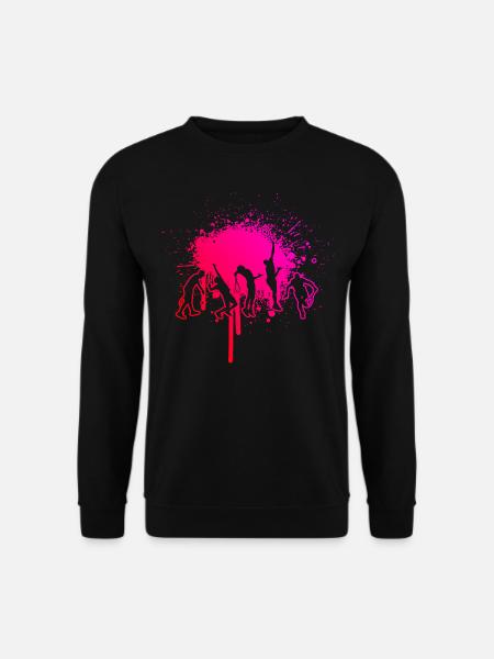 Tennis Tennis Maschile Giocare a Tennis Giocatori Tennis s - Felpa unisex - nero