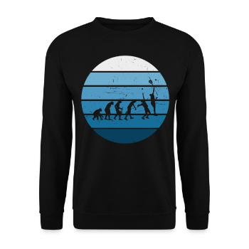 Raquette Sport Paddle Court Femme Homme - Sweat-shirt Unisexe - noir - Devant - Alina (178cm) & Michal (187cm)