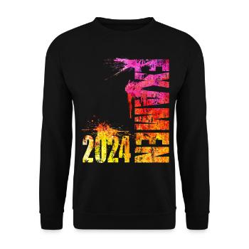 Examen 2024 - Unisex Pullover - Schwarz - Vorne - Alina (178cm) & Michal (187cm)