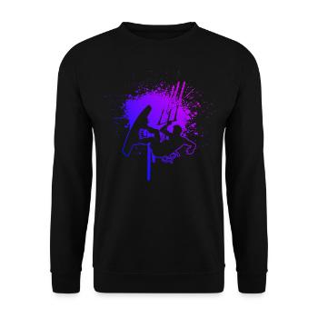 Kitesurfing Kitesurfer Women Kitesurfing Kitesurf - Unisex Sweatshirt - black - Front - Alina (178cm) & Michal (187cm)