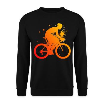 Hommes Femmes Cyclisme sur route Cyclistes sur route - Sweat-shirt Unisexe - noir - Devant - Alina (178cm) & Michal (187cm)