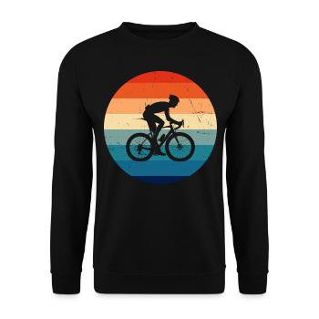 Vélo de route Cyclisme de route Hommes Vélo de route femme - Sweat-shirt Unisexe - noir - Devant - Alina (178cm) & Michal (187cm)