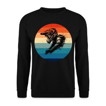 VTT Vélo de montagne Cyclisme Homme - Sweat-shirt Unisexe - noir - Devant - Alina (178cm) & Michal (187cm)