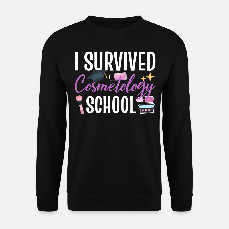 I Survived Cosmetology School - Unisex Sweatshirt - black