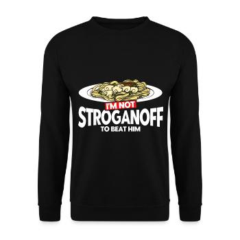 Noodles Noodle Lover Lasagne Spaghetti Cadeau - Sweat-shirt Unisexe - noir - Devant - Alina (178cm) & Michal (187cm)