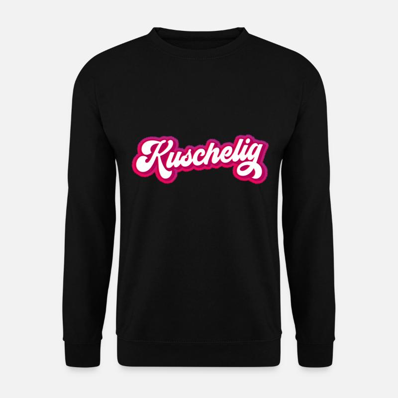 kuschelig - Unisex Pullover - Schwarz