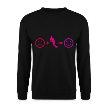 Floorball Floorball Hommes Salibandy Floorball Spie - Sweat-shirt Unisexe - noir - Devant - Alina (178cm) & Michal (187cm)
