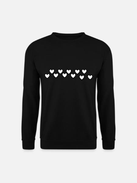 Heart Line - Unisex Sweatshirt - black