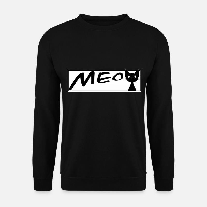 chat mignon MEOW chats chat chat - Sweat-shirt Unisexe - noir