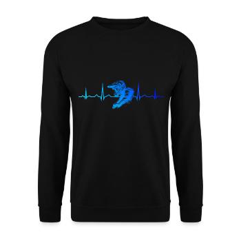 VTT Femmes VTT Cyclisme - Sweat-shirt Unisexe - noir - Devant - Alina (178cm) & Michal (187cm)