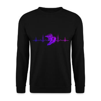 VTT Hommes VTT VTT Cyclisme - Sweat-shirt Unisexe - noir - Devant - Alina (178cm) & Michal (187cm)