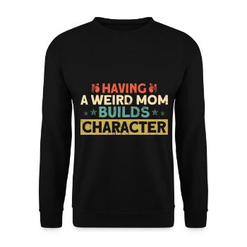 Ironie Sarcastique Noir Humour Cadeau - Sweat-shirt Unisexe - noir - Devant - Alina (178cm) & Michal (187cm)
