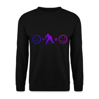 Hockey sur glace masculin Hockey sur glace Jouer au hockey sur glace Spie - Sweat-shirt Unisexe - noir - Devant - Alina (178cm) & Michal (187cm)